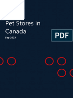 45391CA Pet Stores in Canada Industry Report