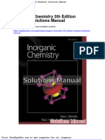 Full Download Inorganic Chemistry 5th Edition Miessler Solutions Manual