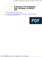 Full Download International Business The Challenges of Globalization Canadian 1st Edition Wild Test Bank