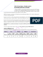 Nsep 2023 FQP Analysis