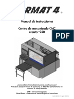 Manual de Instrucciones CNC CREATOR 950