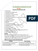 Auditing and Corporate Governance-Juraz