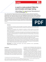 Methods Ecol Evol - 2017 - Gerstner - Will Your Paper Be Used in A Meta Analysis Make The Reach of Your Research Broader