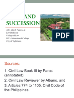 Wills and Succession Lecture Powerpoint