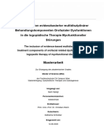 Die Integration Evidenzbasierter Multidisziplinärer Behandlungskomponenten Orofazialer Dysfunktionen in Die Logopädische Therapie Myofunktioneller Störungen