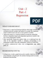 Unit 2linear Regression Bayesian Learning