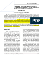 Effect of Reciprocal Teaching and Motivation On Reading Comprehension2016