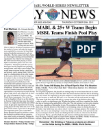 MSBL World Series Daily News - Oct 20 2011