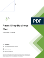 Pawn Shop Business Plan Example