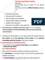 Reaction Engineering Chapter 6 Class Notes