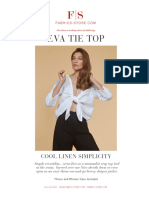 Fabrics-store-Eva - Linen Tie Top Pattern-1
