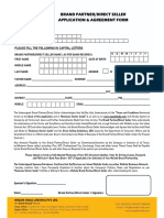 WeSafe BRAND PARTNER APPLICATION FORM