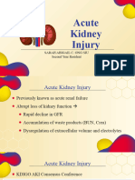 Acute Kidney Injury: Sarah Abigail C. Ong Siu Second Year Resident