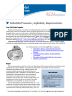 DefibrillatorPacemakers, Implantable Resynchronization