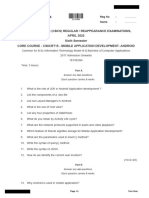 BSC Bca 6 Sem Mobile Application Development Android 22100896 Apr 2022