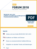 ISO 19011-Prozessorientiertes Auditieren Auditforum 2018