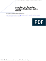 Dwnload Full Legal Fundamentals For Canadian Business Canadian 4th Edition Yates Solutions Manual PDF