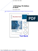 Dwnload Full Economics of Strategy 7th Edition Dranove Test Bank PDF