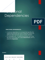 Functional Dependencies