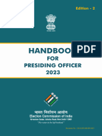 Handbook For Presiding Officer, 2023