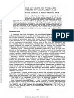 Influence of Clods On The Hydraulic Conductivity of Compacted Clay