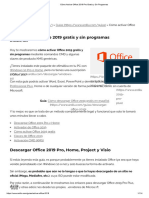 Cómo Activar Office 2019 Pro Gratis y Sin Programas