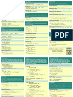 Beginners Python Cheat Sheet PCC All