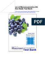 Foundations of Macroeconomics 6Th Edition Bade Test Bank Full Chapter PDF