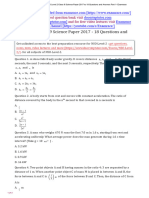 NSO Level 2 Class 9 Paper 2017 18 Part 1