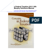 Ebook Concepts in Federal Taxation 2012 19Th Edition Murphy Solutions Manual Full Chapter PDF