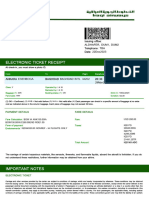 Iraqi Airways Eticket (Lx8mnd) - Abulridha