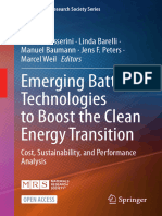 Emerging Battery Technologies To Boost The Clean Energy Transition