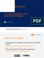 Linux Kernel Debugging Going Beyond Printk Messages