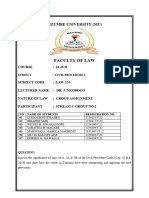 Group No 2 Civil Procedure I Mu