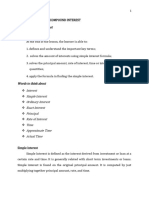 Simple and Compound Interests Module in General Mathematics 2nd Quarter