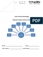 Royal Russell Food Technology Year 9 Lessons