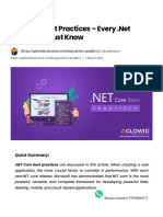 .Net Core Best Practices - Every .Net Developer Must Know