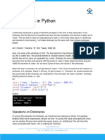 Dictionaries in Python