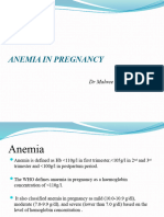 Anemia in Pregnancy by Mahree