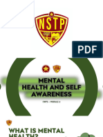 CWTS 2 Module 2 Mental Health and Self Awareness