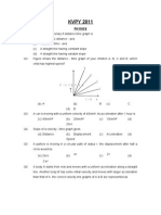 Objective Type KVPY Questions