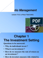 Portfolio Management: Lecturer: Th.S. Le Phuoc Thanh (NCS)