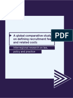 ILO - A Global Comparative Study On Defining Recruitment Fees and Related Costs - Interregional Research On Law, Policy and Practice