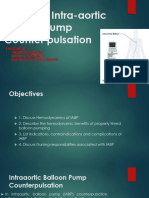 Unit II (B) Intra-Aortic Balloon Pump Counter Pulsation