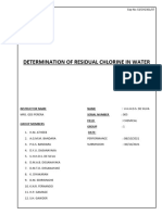 19 CH 005 - Residual Chlorine