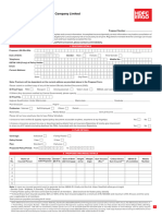 HDFC ERGO General Insurance Company Limited: Easy Health - Proposal Form