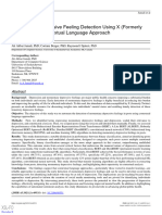 Momentary Depressive Feeling Detection Using X (Formerly Twitter) Data: Contextual Language Approach