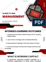 Topic 3 - Working Capital Management