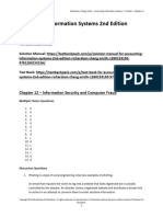 Accounting Information Systems 2Nd Edition Richardson Solutions Manual Full Chapter PDF