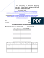 Chemistry in Context Applying Chemistry To Society 8Th Edition American Chemical Society Solutions Manual Full Chapter PDF